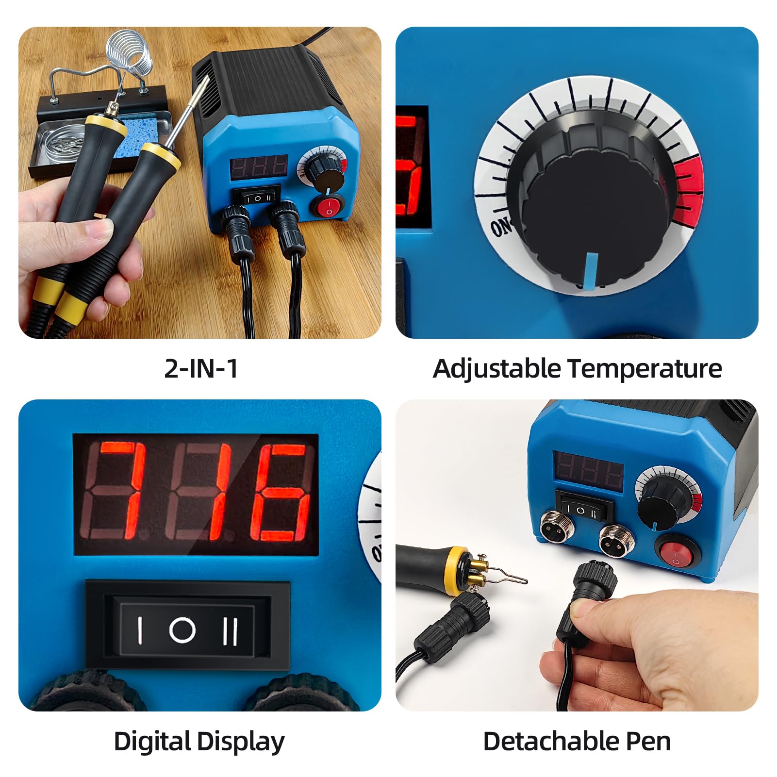 Amazon.com: FIRElood LH55-Z2-NS2 Wood Burning Tool 200~750℃, Wood