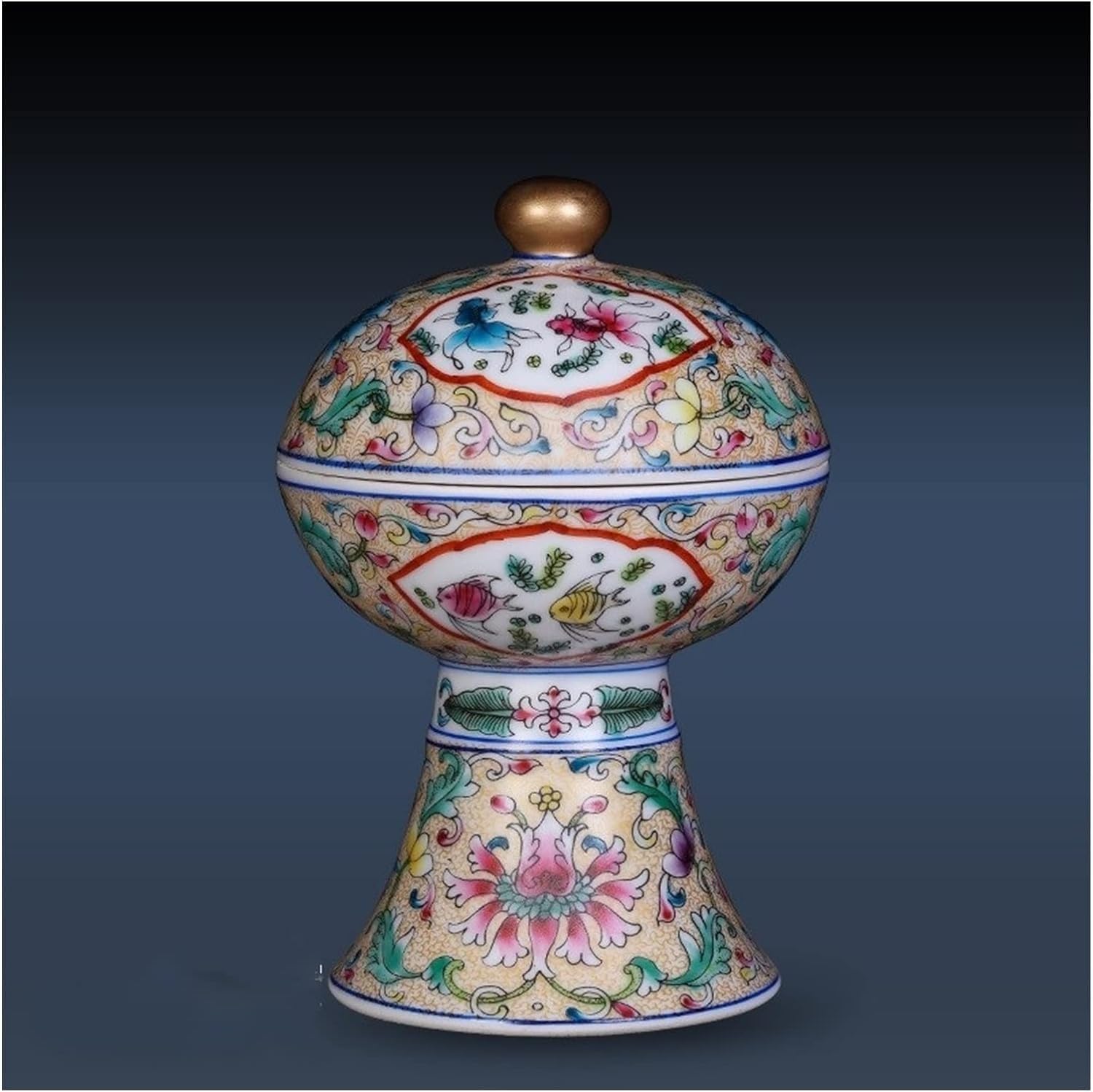 Vase Desktop Ceramic Antique Enamel Small Flower Arrangement Chinese Living Room Decorations Home Retro Ornaments(A Purple)