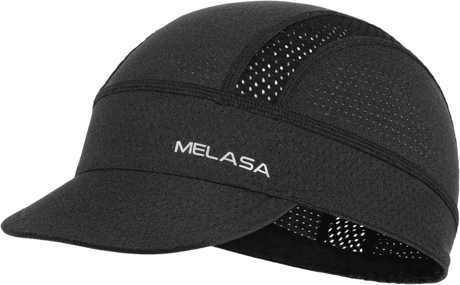 Cycling Cap, Cooling Skull Cap Helmet Liner with Sun Visor, Sun Protection Running Bike Cap for Men Women Under Helmet