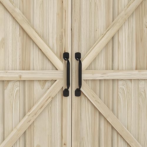 Miniatura 9 de Outsunny Banco para macetas, mesa de madera para macetas al aire libre con armario de almacenamiento, estante de almacenamiento, banco de trabajo de