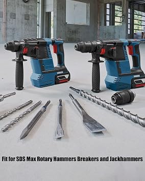 24'' Point Chisel Fit for SDS Max Rotary Hammers Breakers and Jackhammers