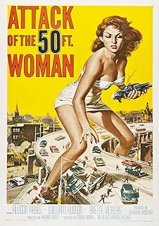 Attack Of The 50ft Woman Poster/Print/Picture Satin Photo Paper - A1-594...