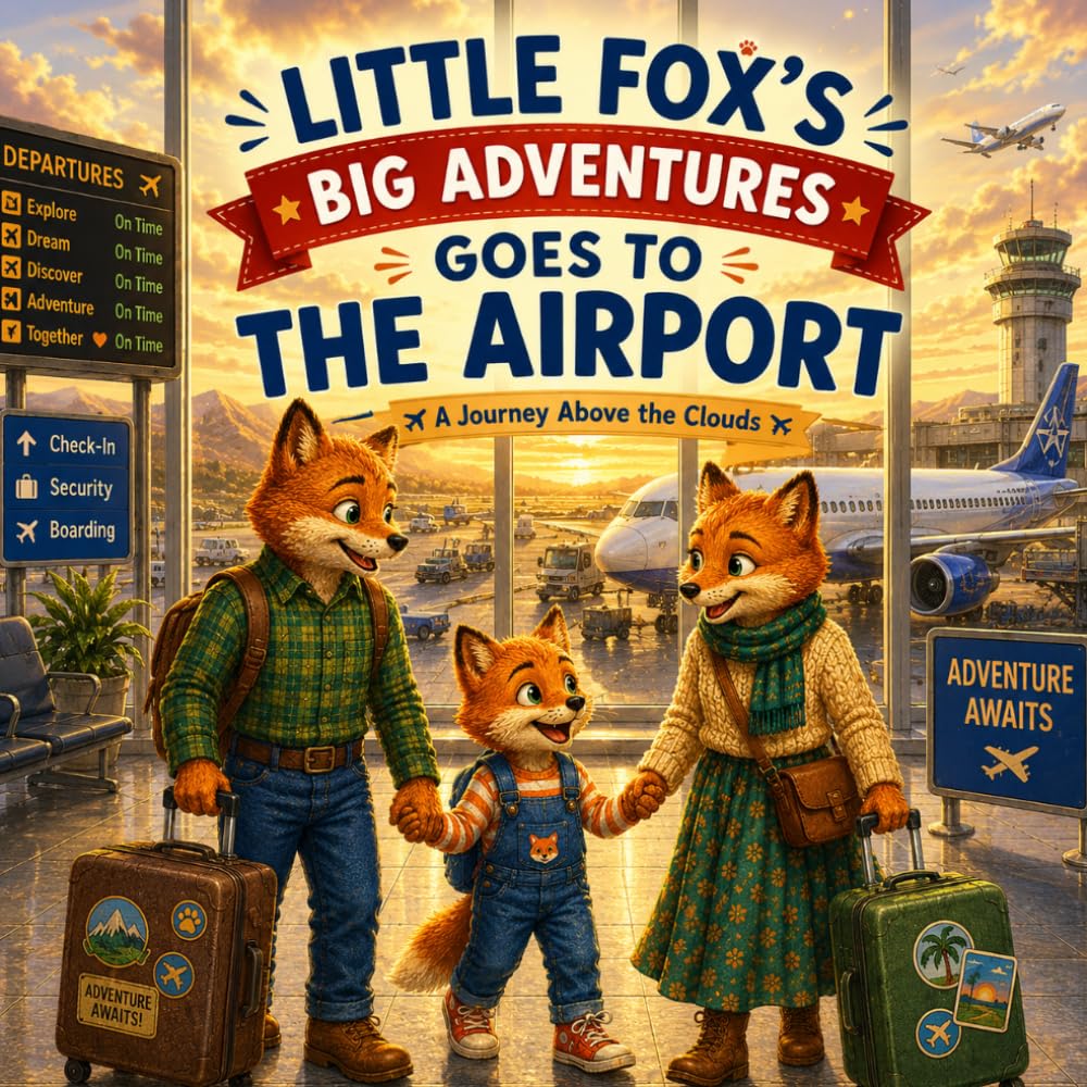 Little Fox's Big Airport Adventure: A Journey Above the Clouds (Little Fox's Big Adventures)