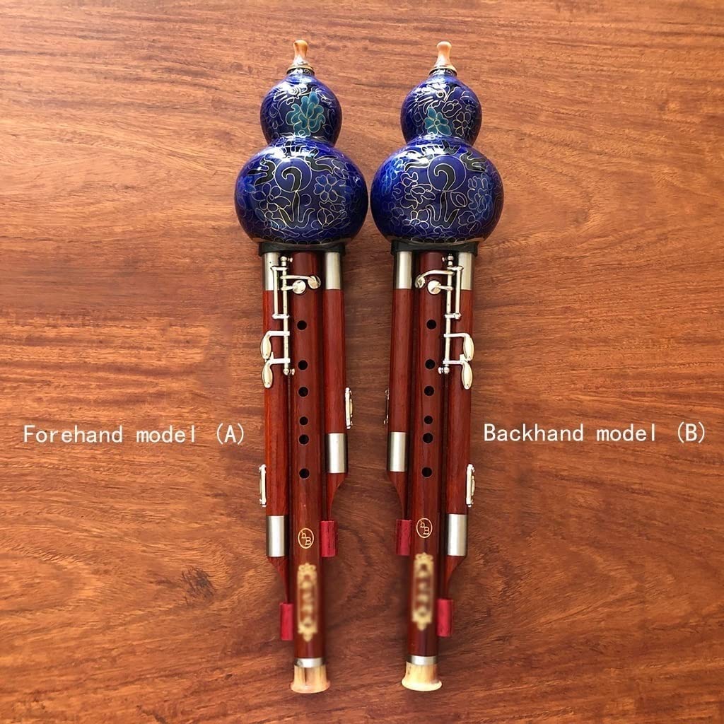 Strumenti Naturali Hulusi Strumenti Orchestrali per Principianti Hulusi Professionale per Adulti Chiave C, Chiave B, Flauto Hulusi (S : Key B)