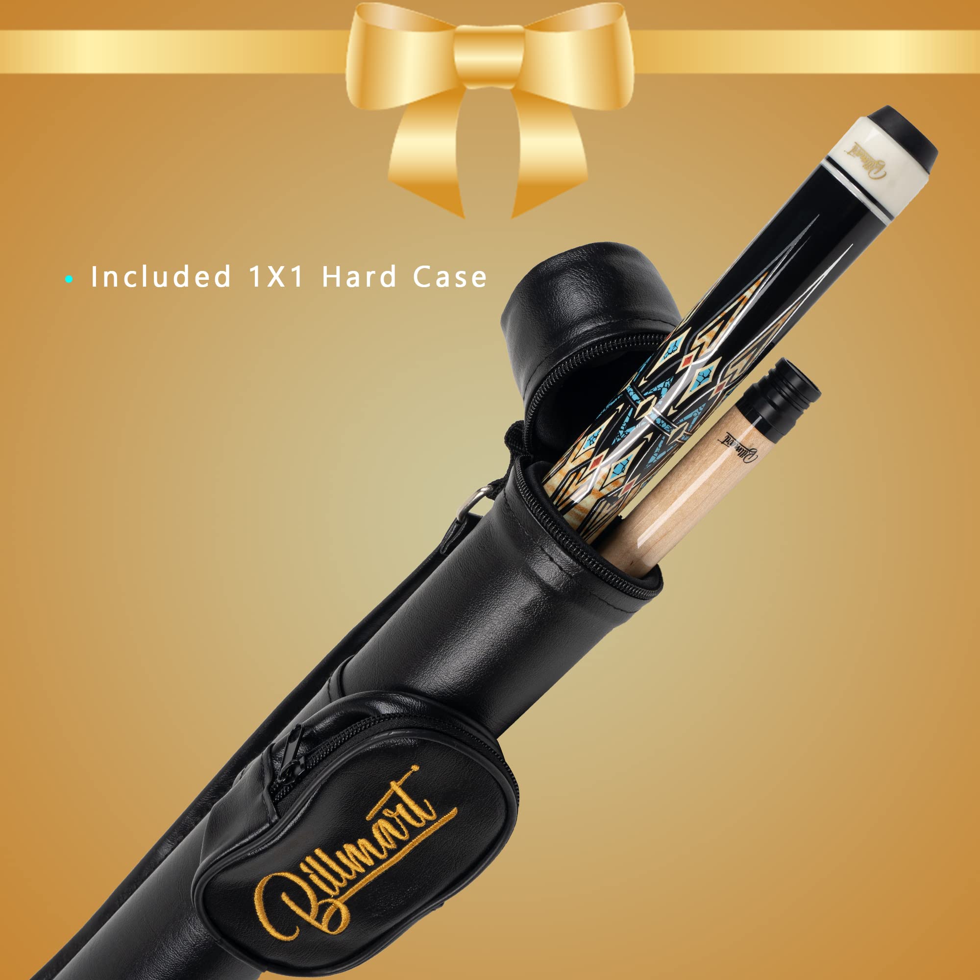 Billmart Pool Cue Stick, Low Deflection Shaft Billiard Cue Sticks with ...