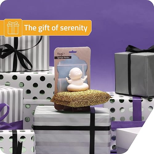 Miniatura 9 de PELEG DESIGN Yogi - Soporte de esponja de plástico para fregadero de cocina con ventosa, soporte para esponja para platos, seca todo tipo de