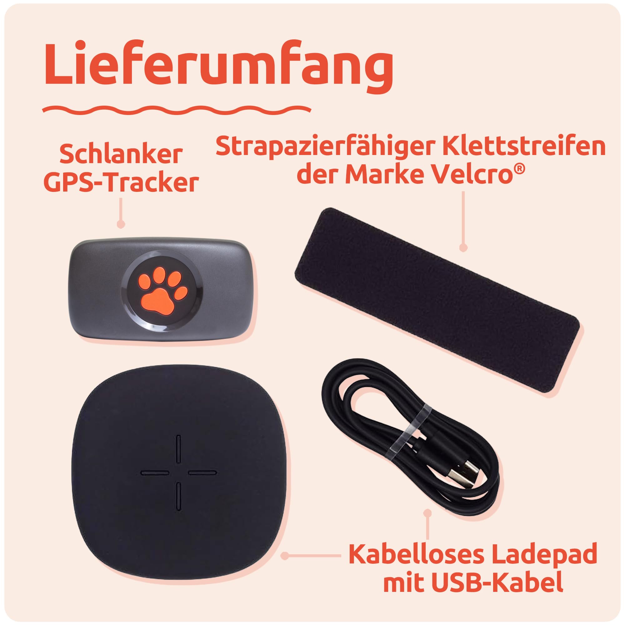 Pitpat GPS Tracker für Hunde ohne ABO Gebühren Satellitenortung mit unbegrenzter Reichweite – Haustier Live Aktivitätstracking – Wasserdicht – für alle Hunde geeignet – Passt an jedes Hundehalsband