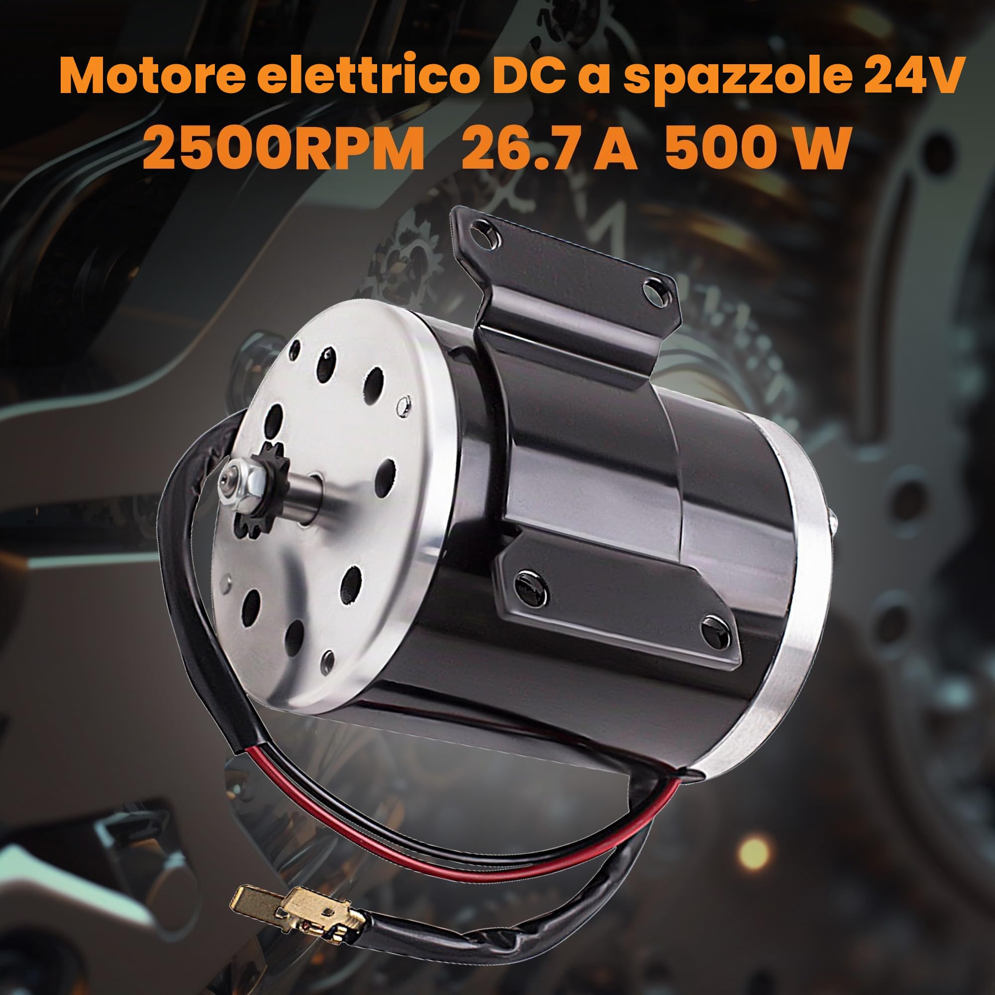 maXpeedingrods DC Motor E-Scooter Scooter Elettrico Motore con supporto Motore elettrico