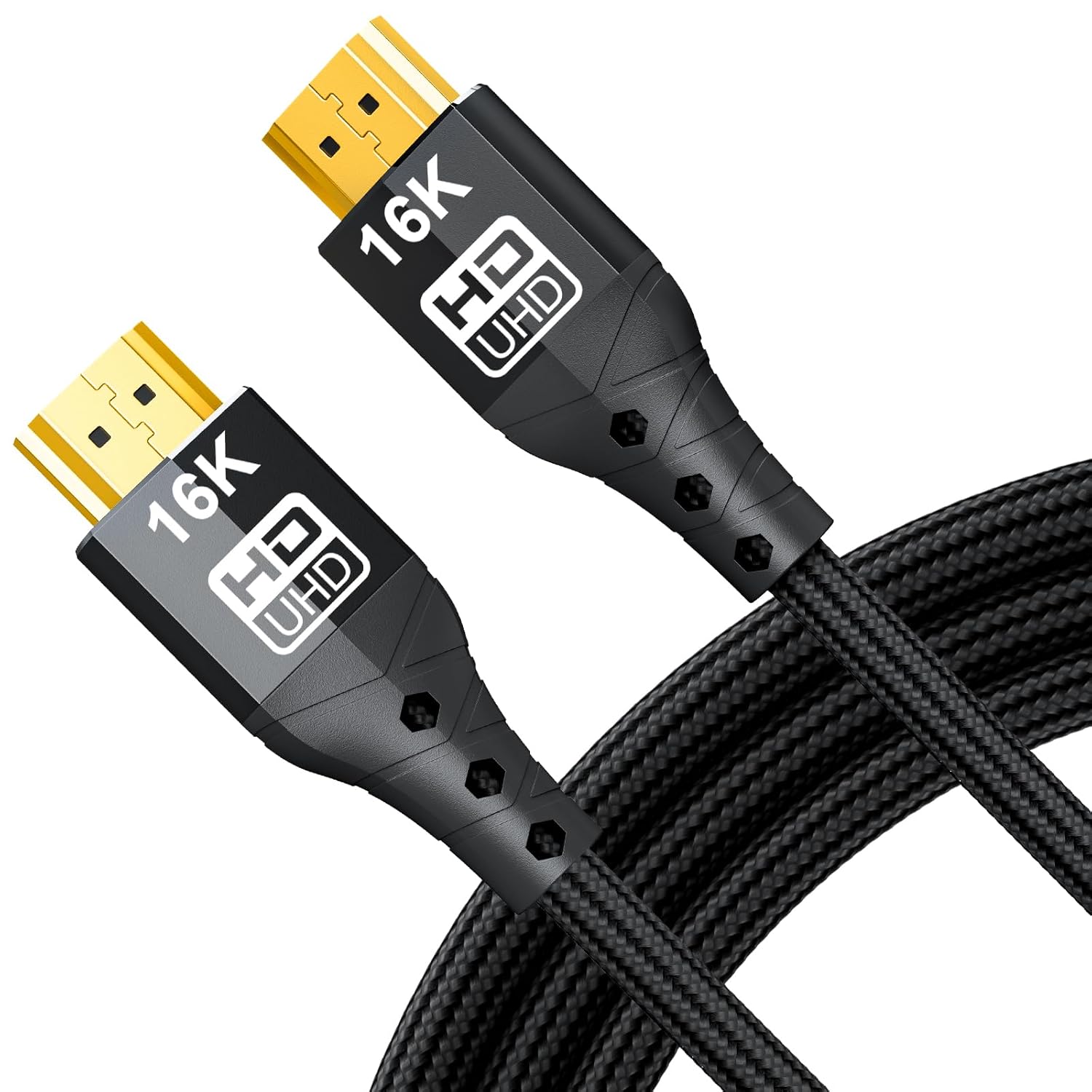 ZIKNYDO HDMI 2.2 Cable 10ft/3m, (Ultra High Speed 96Gbps, 16K/10K/8K/4K, Dynamic HDR, HDR10+, Dolby Vision, Dolby Atmos, DTS:X, HDCP 2.2&2.3), Compatible with HDMI 2.1/2.0 Cord, PS5, Xbox Series X|S
