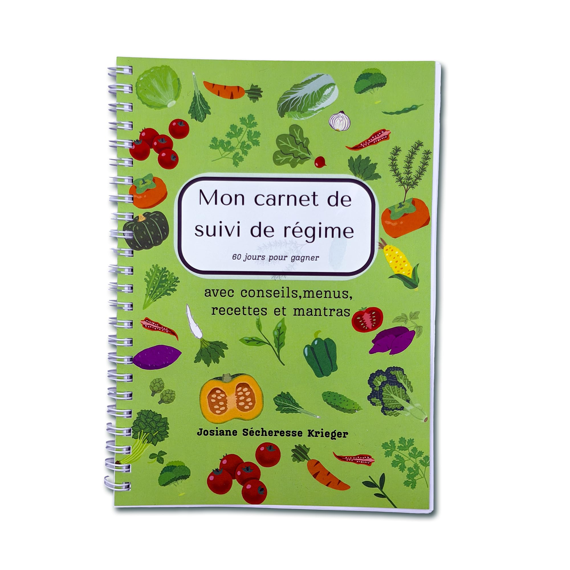 Générique Carnet minceur 8 semaines – Journal alimentaire avec suivi, menus, recettes et motivation