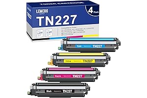 LEMERO UEXPECT TN227 Black Toner Cartridge Compatible for Brother TN223 TN223BK TN227...