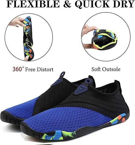 Miniatura 4 de Zapatos acuáticos para hombres y mujeres, calcetines de secado rápido, para natación, piscina, surf, buceo, yoga