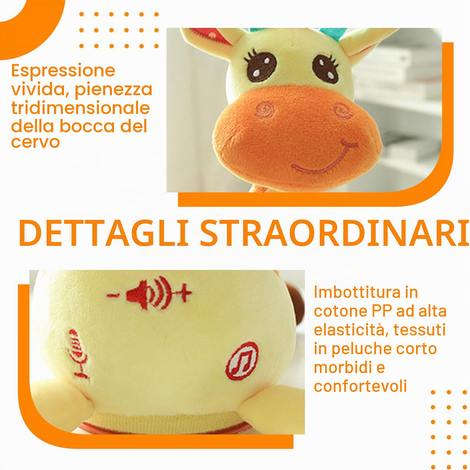MeHoo Cactus Che Balla e Ripete con Funzione di Controllo Del Volume, Bambola di Peluche Leggera Ripetere ciò Che Si dice Baby Incoraggiare la Parola Giocattoli Regali e Decorazione Della Casa