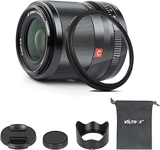 VILTROX 33mm F/1.4 Z-Mount APS-C Auto Focus Large Aperture Lens with 52mm Lens Filter for Nikon Z-Mount Camera Z5 Z50 Z6 Z6II Z7 ZII