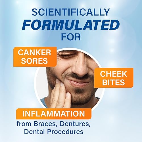 Miniatura 3 de Orajel Enjuague bucal no séptico de 16 onzas, sabor a menta relajante, proporciona alivio del dolor, promueve la curación, paquete de 3