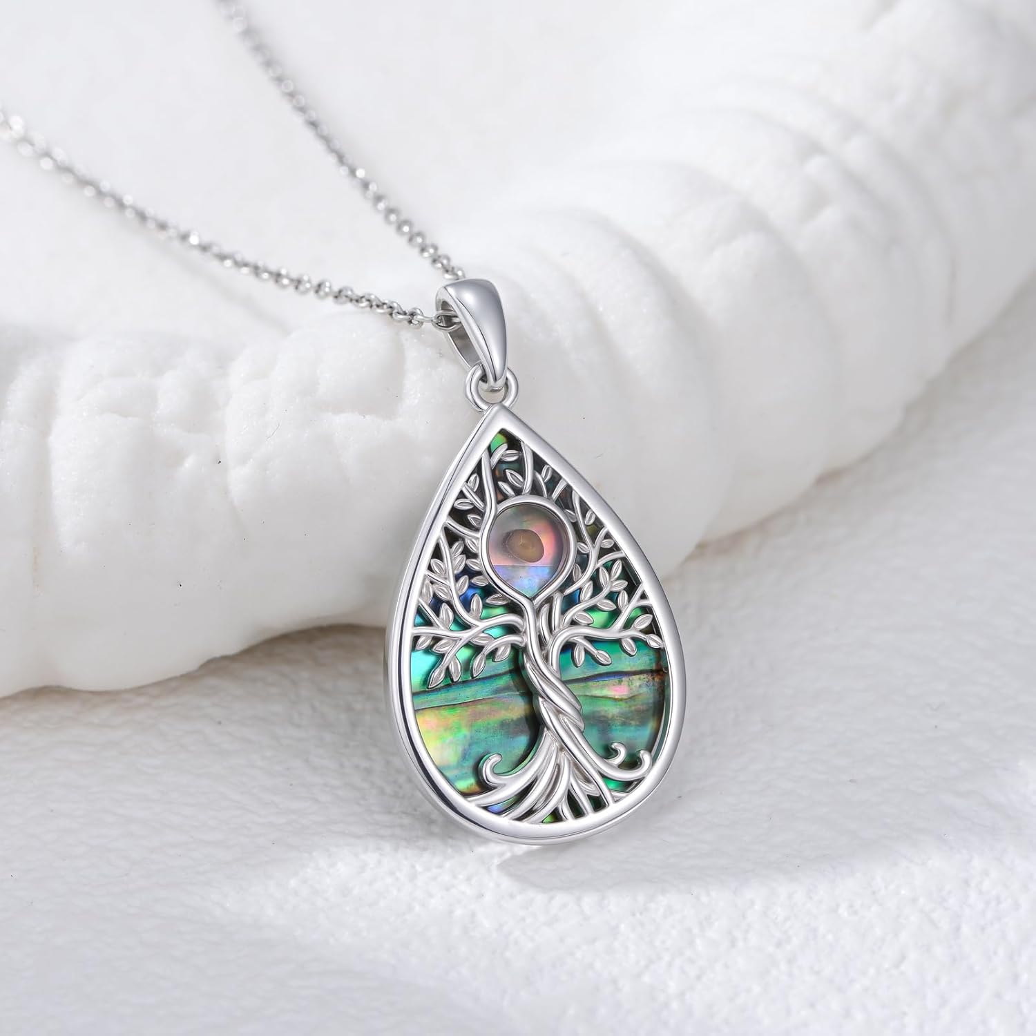 Mustard Seed Necklace for Women 925 Sterling Silver Faith of A Mustard Seed Jewelry Christian Religious Gifts for Birthday Mother's Day - Image 2