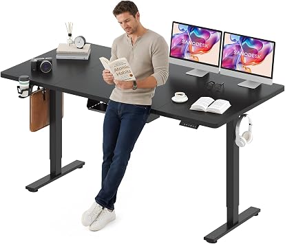 SANODESK 71x32 Large Electric Computer Height Adjustable Standing Desk
