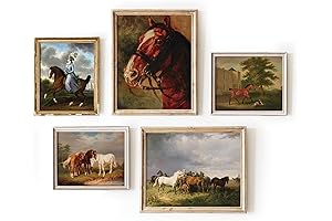 Vintage Horse Art Prints - A Touch of French Country Charm