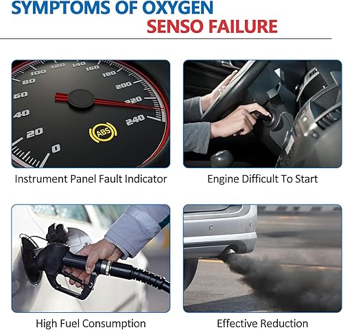 Miniatura 4 de 2 piezas de sensor de oxígeno aguas abajo O2 Sensor de repuesto para Chevy Camaro Corvette Tahoe Avalanche Silverado 1500 Suburban 15002500 GMC