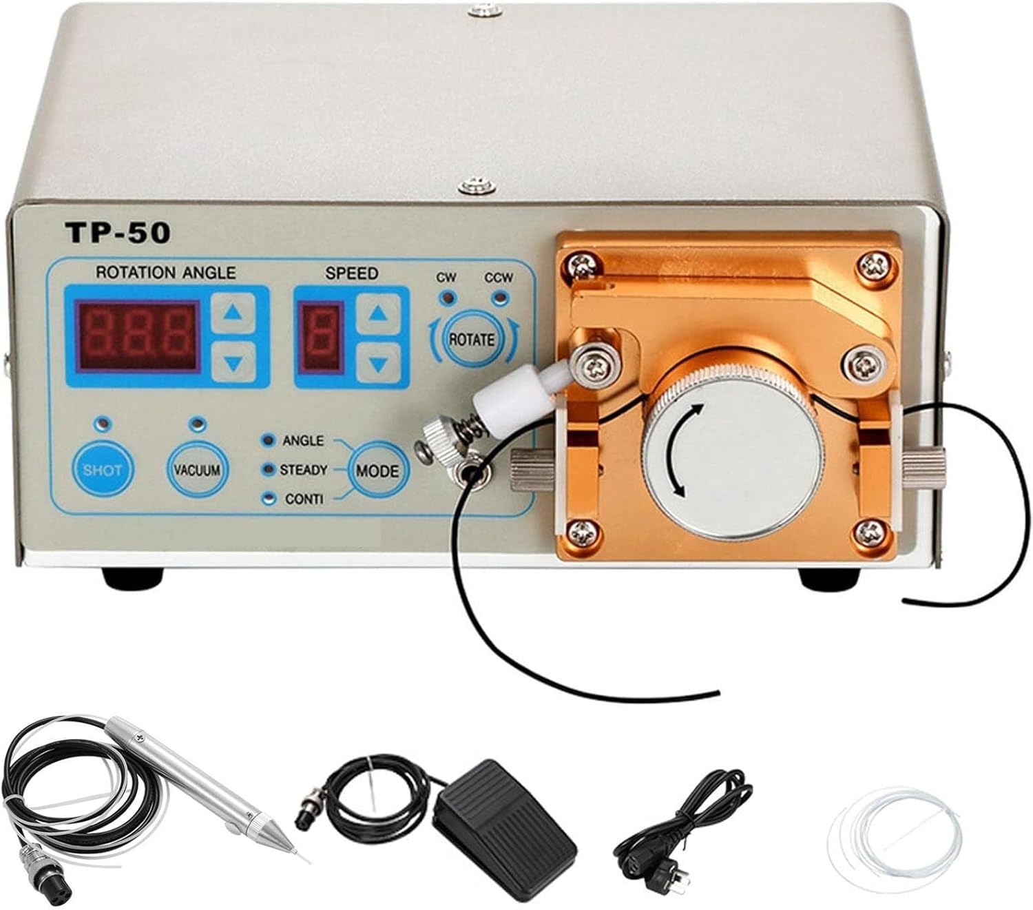 Digital Display Glue Dispenser,Manual Dispenser Glue Gun Plastic Manual Single Tube Handle Too,AC Automatic Solder Paste Liquid Adhesive Controller Dropper Machine