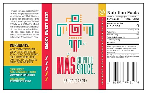 Miniatura 2 de MAS Chipotle Salsa picante 5 oz
