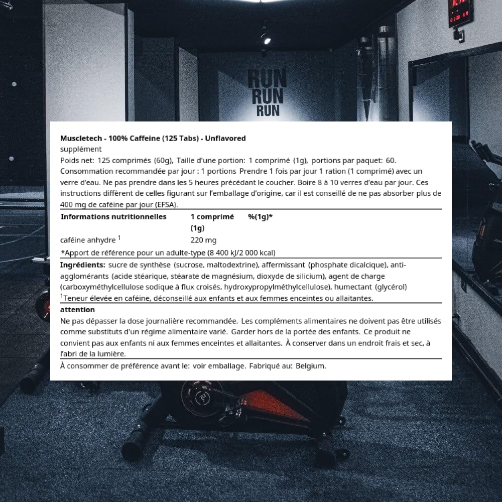 Muscletech Essential Series Platinum 100% Caffeine | Enhance Mental Focus & Energy | Pure & Potent | Healthy Body | Daily Nutrition |Pack of 125 Tablets Muscletech Essential Series Platinum 100% Caffeine | Enhance Mental Focus & Energy | Pure & Potent | Healthy Body | Daily Nutrition |Pack of 125 Tablets