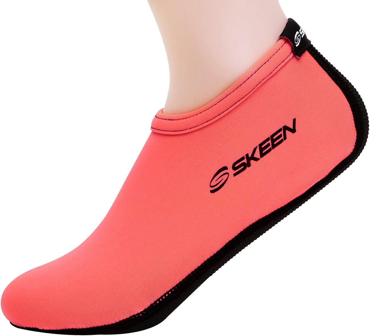 Skeen Ultra Lightweight Water Shoes Aqua Socks (2. S (US Kids: 13.5~2), Orange)
