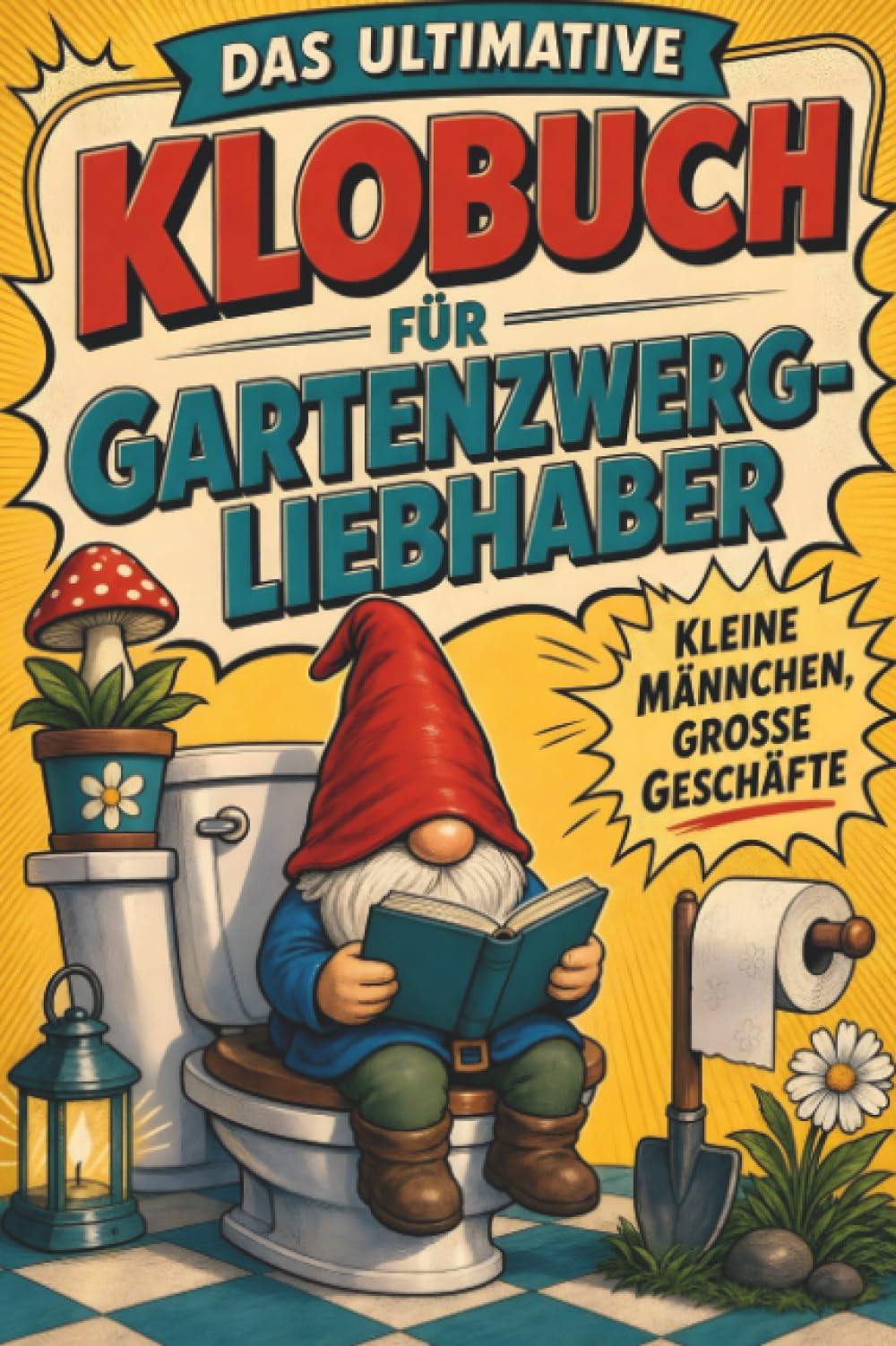 Das ultimative Klobuch für Gartenzwerg-Liebhaber: Kleine Männchen, große Geschäfte. Lustiges Geschenk für Fans von Gartenzwergen, Gartenhumor und Vorgarten