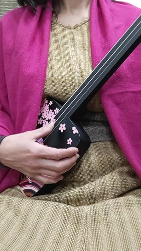 Amazon.co.jp: 三絃司きくおか 小じゃみ三線 花柄 サンゲンシキクオカ