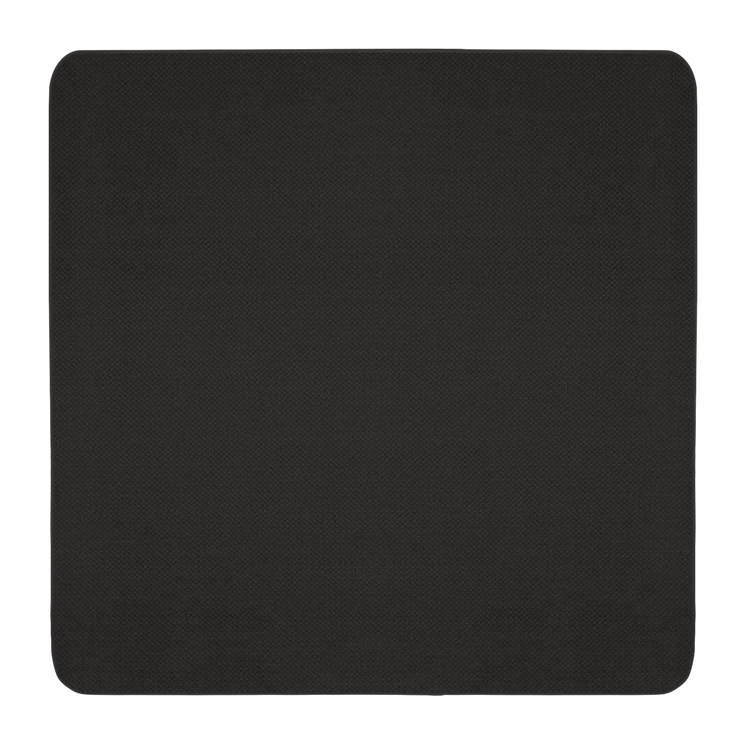 House, Home and More Skid-Resistant Carpet Indoor Area Rug Floor Mat - Black - 6 Ft X 9 Ft - Non Slip Rubber Backing, Stain Resistant, Dog Friendly,