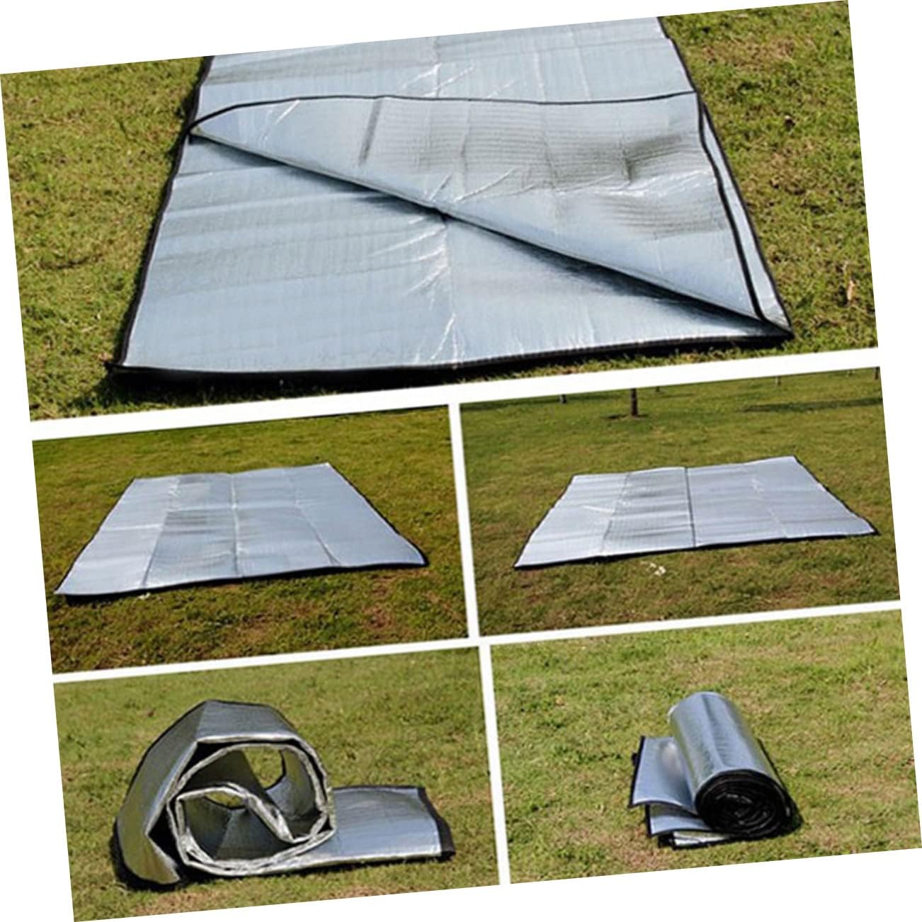 Outdoor Seating Cushions Tent for Camping Beach Tent Folding Insulation Pad Folding Mat Pad for Camping Aluminum Foil Mat ing Kneeler Sleeping tress ing