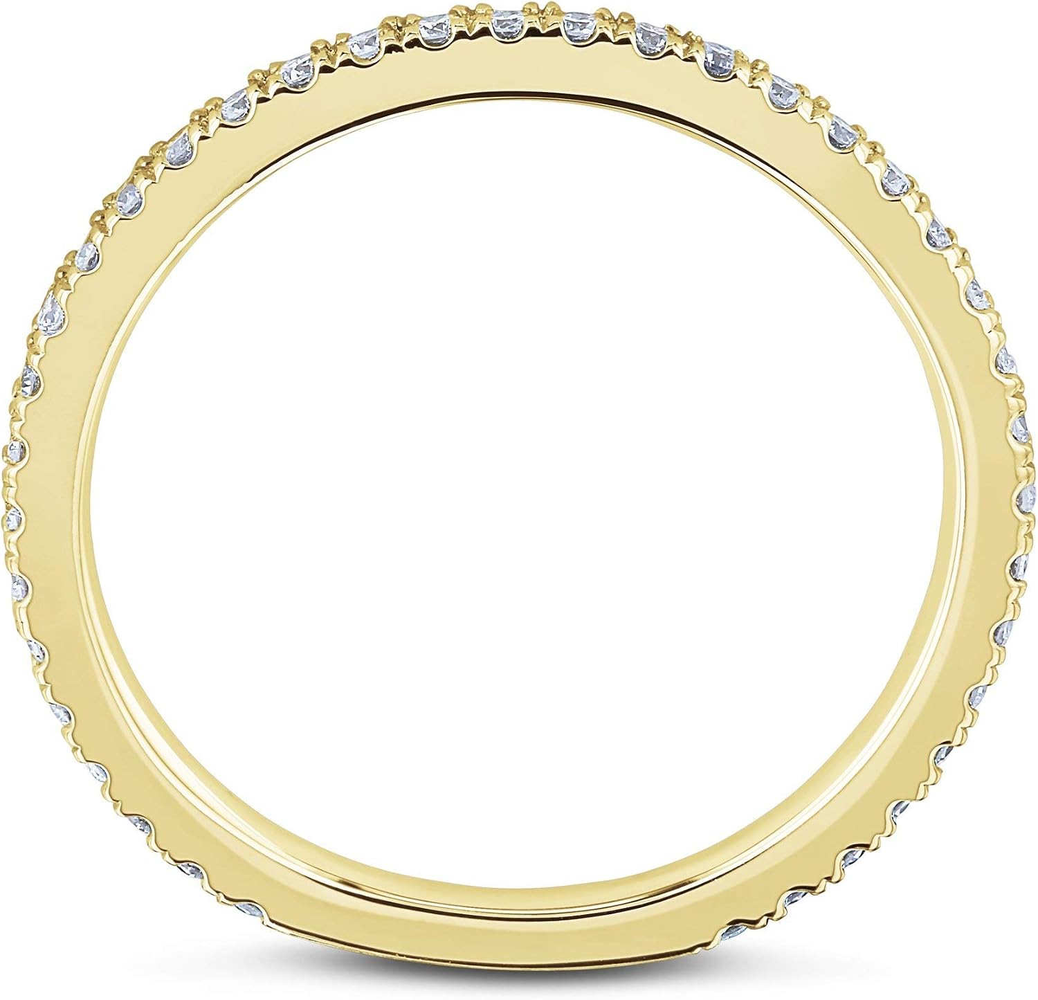Kobelli 1/4ct.tw Diamond Classic Wedding Band 14k Gold