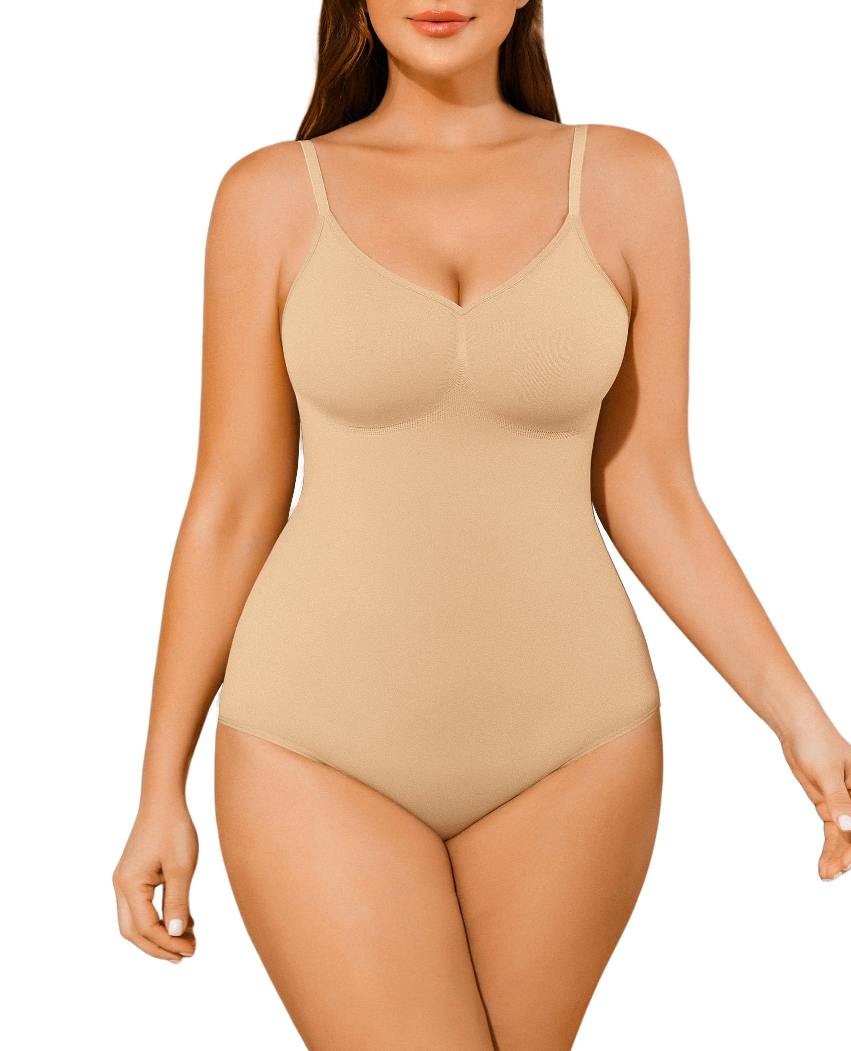 Shapewear Tummy Control BodySuit Seamless Body Shaper Butt Lift Full Body Suit