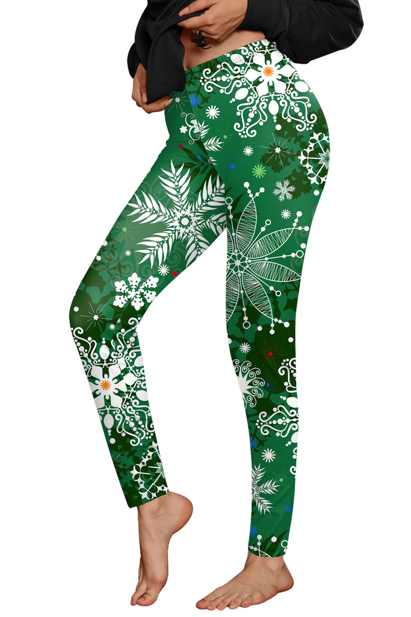 Legging de Noël drôle pour vos soirées de pull moche en famille - 8