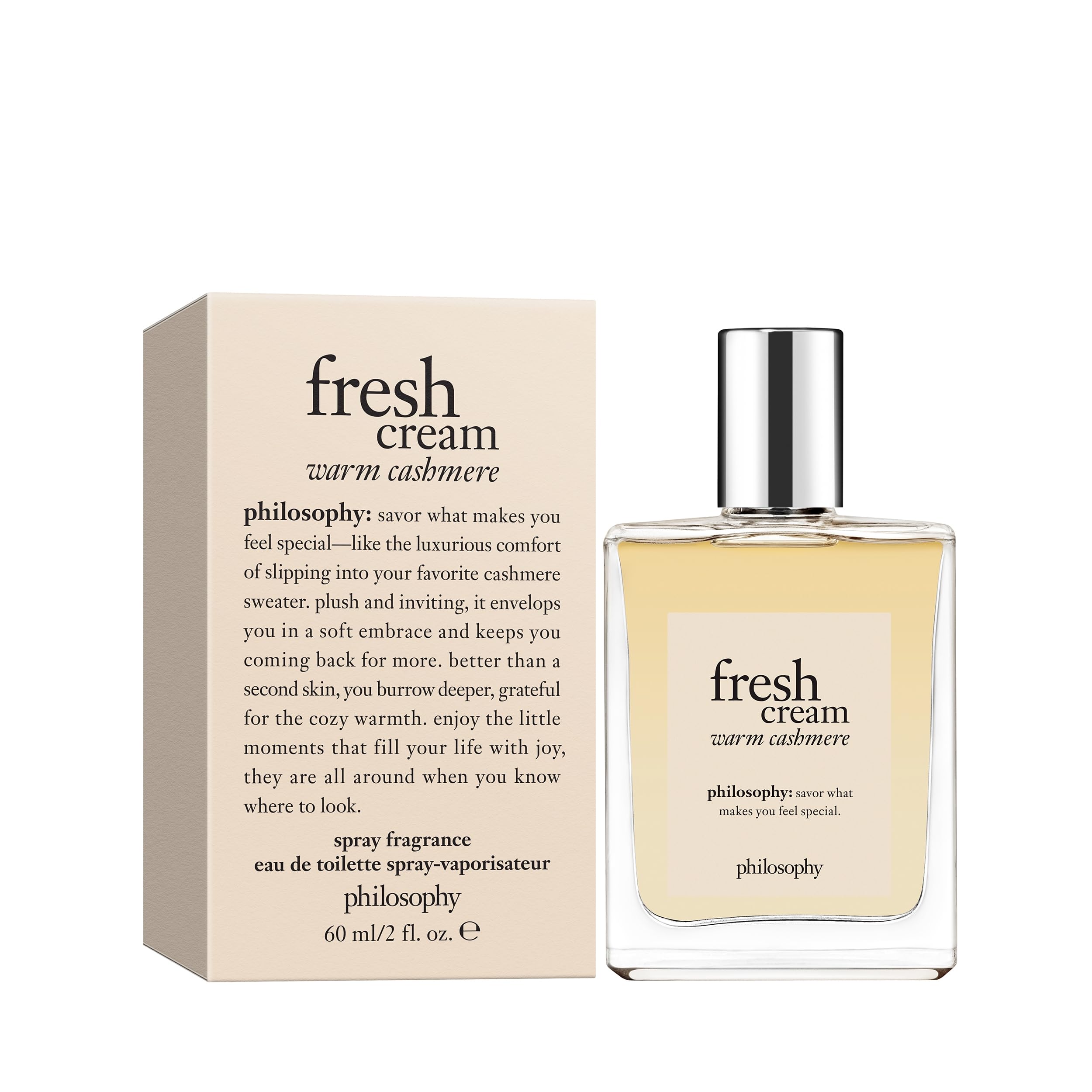 PHILOSOPHY fresh cream warm cashmere eau de toilette, creamy vanilla scent