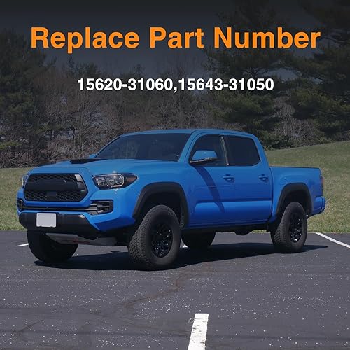 Miniatura 5 de FUSCH Conjunto de tapa de carcasa del filtro de aceite con tapón de aceite compatible con Toyota 4Runner Avalon Camry Highlander RAV4 Sienna Tundra