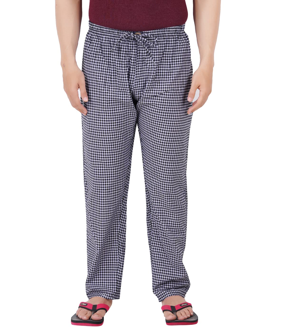 rj craze Standard Cotton Checkered Pyjama Pant-picture-18