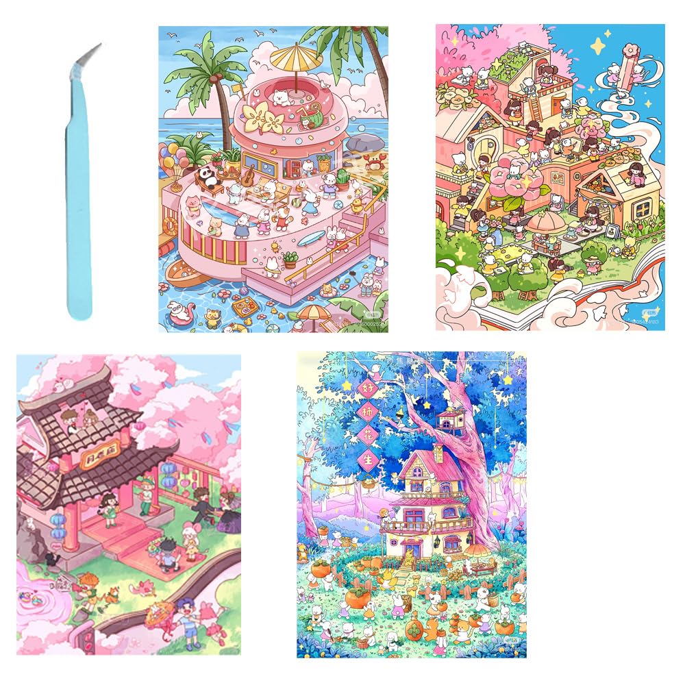 Amazon | シーンシール 造景シール 早貼りキット 3Dハウス ステッカー