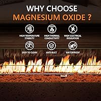 Vista 46 de COSIEST Juego de Mesa de Hoguera de Propano para Exteriores de 2 Piezas con Mesa para Tanque, Mesa de Fuego de 42" Certificada, 50,000 BTU con Base