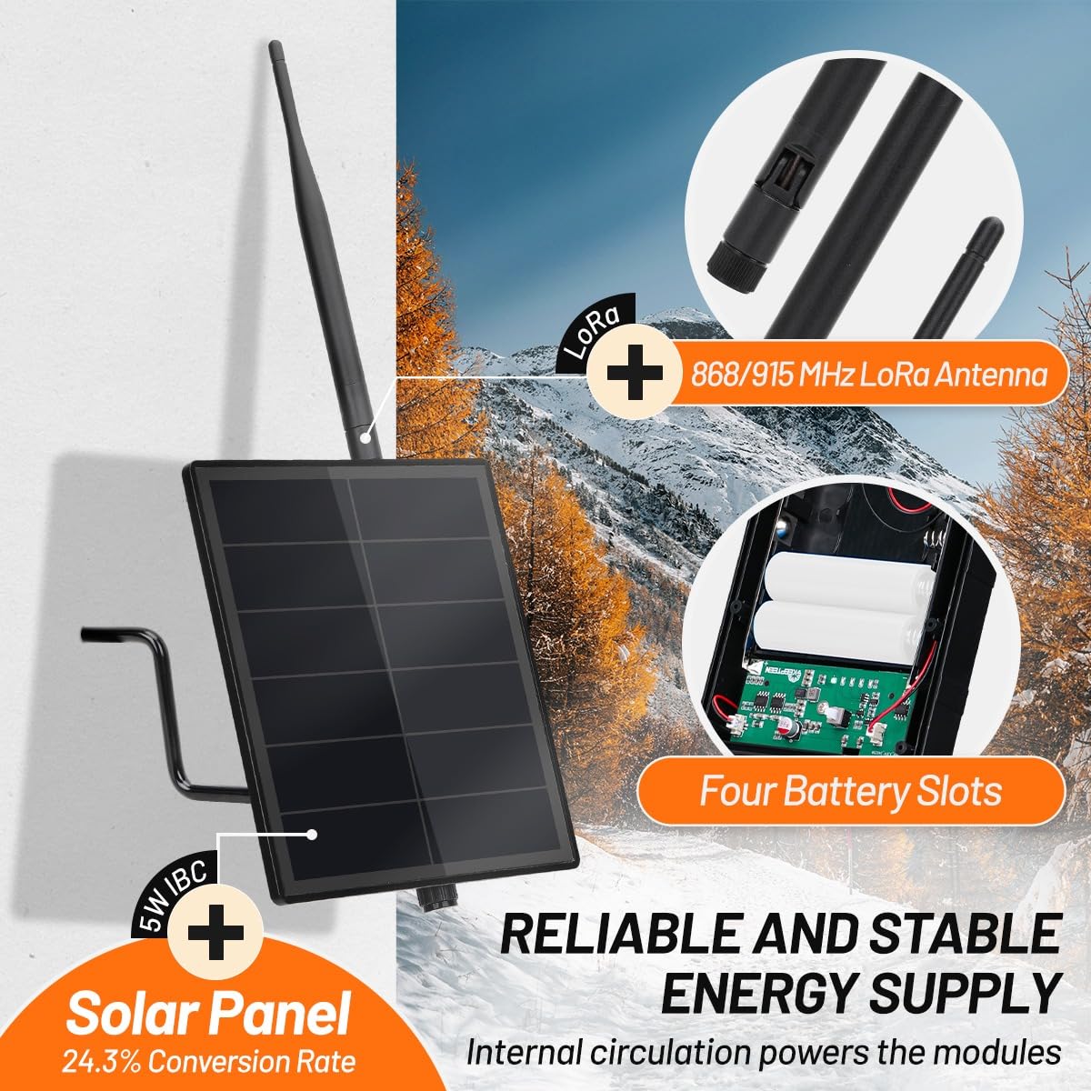 Zestaw paneli słonecznych D5-1A 5 W z kontrolerem baterii do Heltec V3 ESP32 LoRa moduł do DIY Meshtastic Meshcore LoRa Node Kits 868MHz