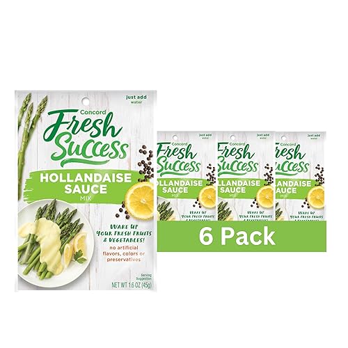 Concord Foods Hollandaise Sauce Mix: Indulgent Lemon & Butter Infusion for Gourmet Dining - Elevate Your Meals with Creamy Richness & Zesty Citrus!