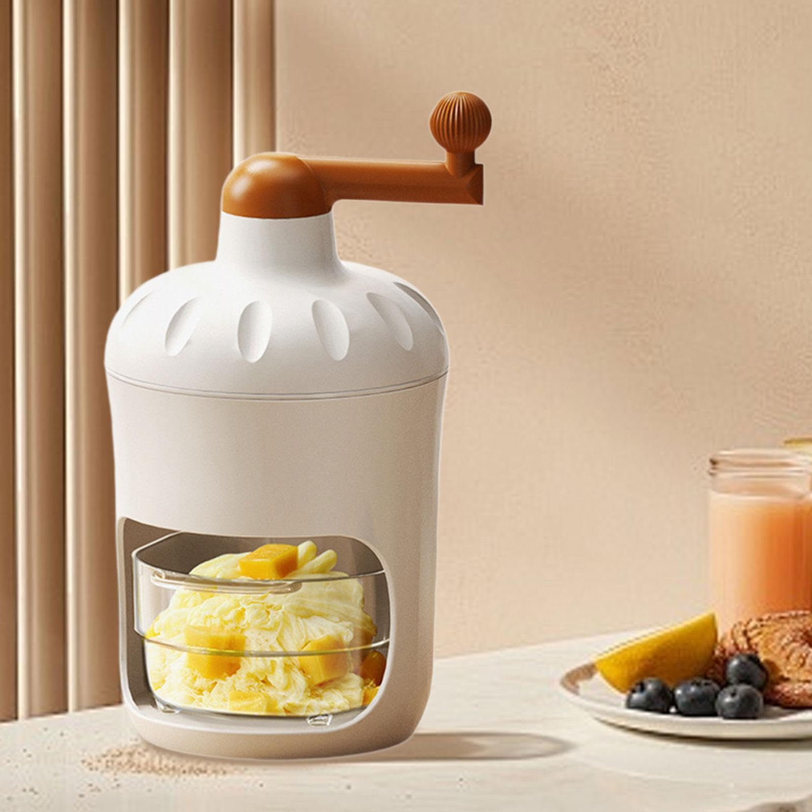 Raspador de Hielo Manual para Conos de Nieve Y Granizados, Ideal para Uso Doméstico, L