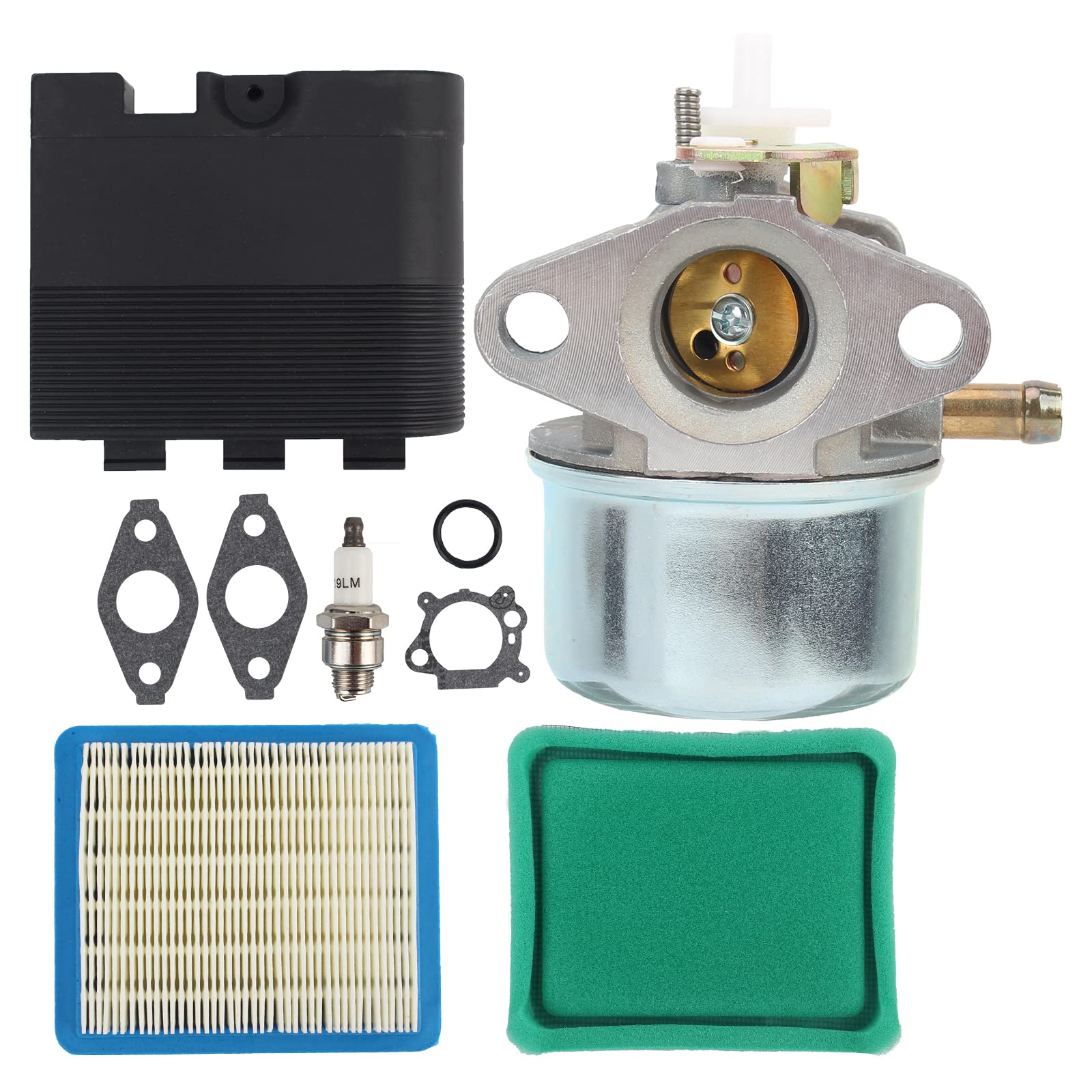 Carbhub 499059 Carburetor Replace 497586 799869 792253 Fit for Rotary 14112 Oregon 50-658 for Troy Bilt 020337 020337-0 020337-1 020337-2 1902 Lawn Mower Pressure Washer for 4-7 Hp Engine