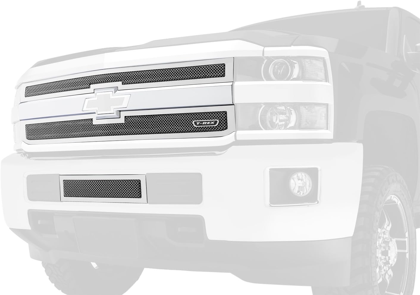 T-Rex 51762 Upper Class Black Powdercoat Steel Mesh Grille