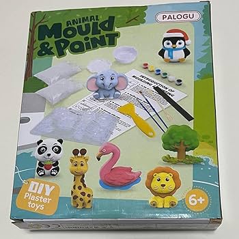 生き物フィギュアセットとペイントセット 生き物フィギュアセットとペイントセット