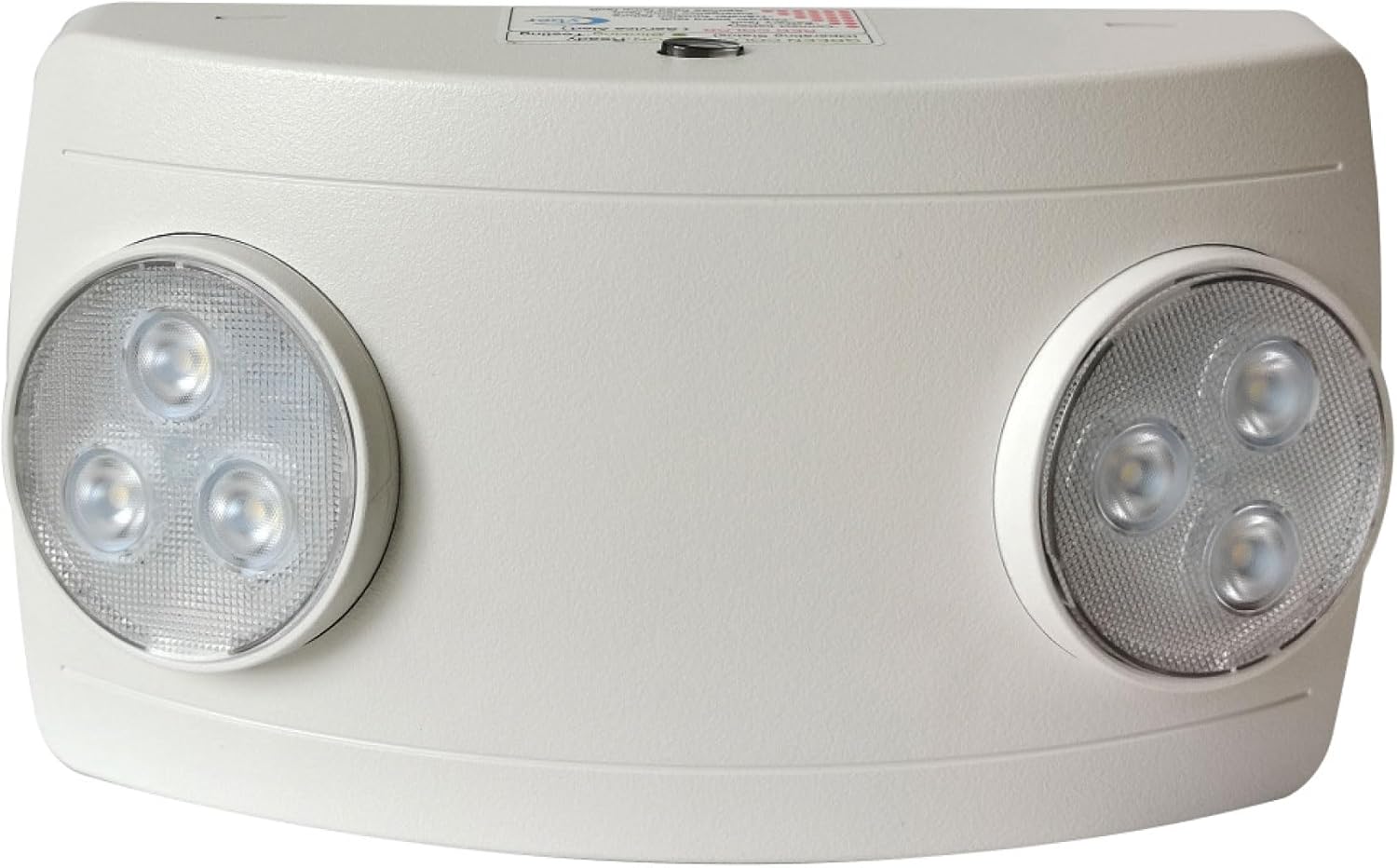 RP Lighting 7-Inch Compact High Output Self-Diagnostic Emergency Light with Adjustable Wide Lens-Cold Weather Option, White
