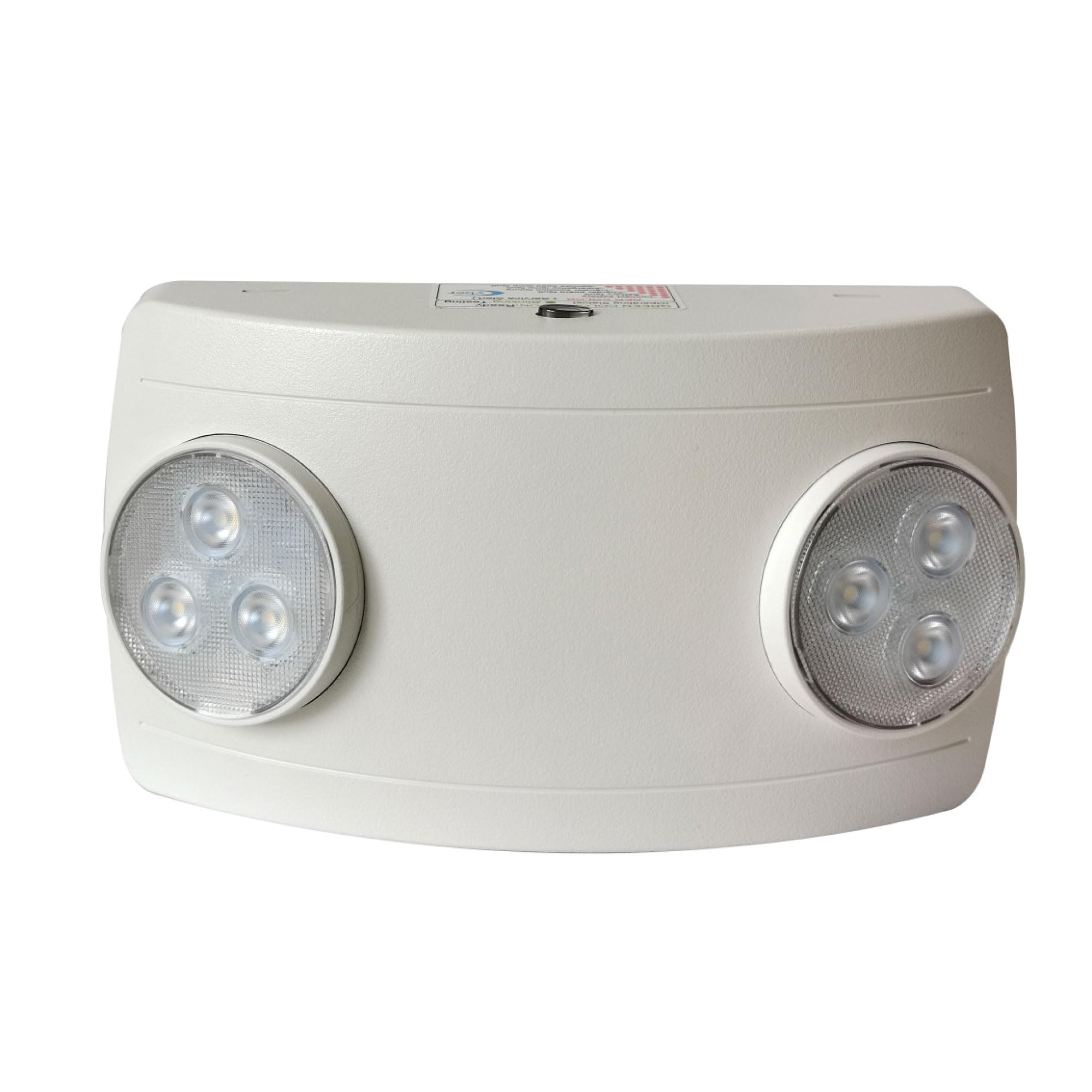 RP Lighting 7-Inch Compact High Output Self-Diagnostic Emergency Light with Adjustable Wide Lens-Cold Weather Option, White