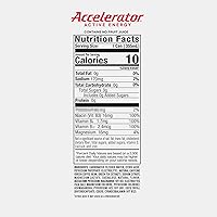 Vista 8 de Bebida energética Accelerator, sabor naranja y mango, 12 onzas (paquete de 12), sin azúcar, energía sostenida de cafeína 100% natural
