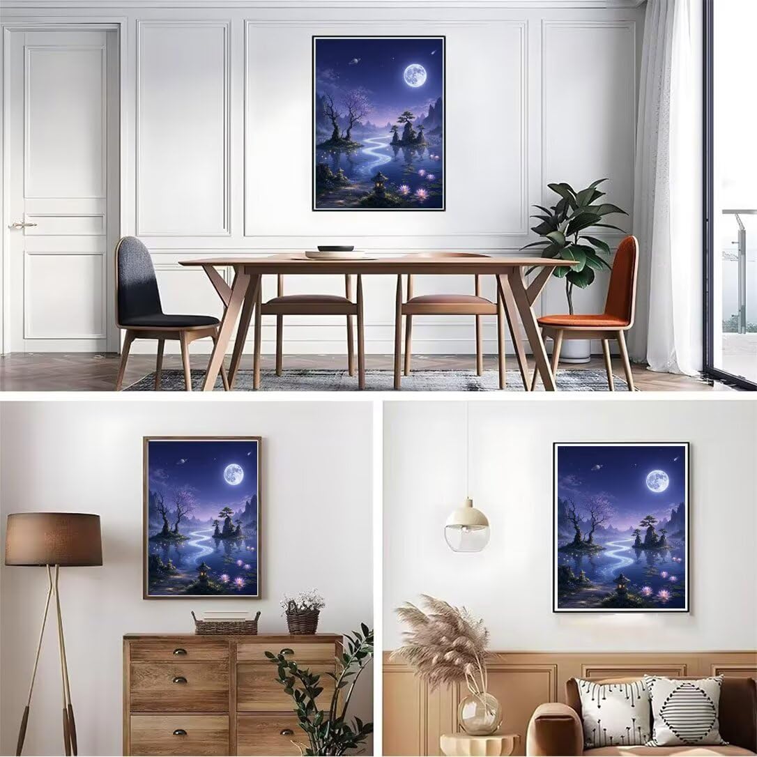 Diamond Painting Paisaje, Manualidad Creativa y Relajante 80x100cm C8-146