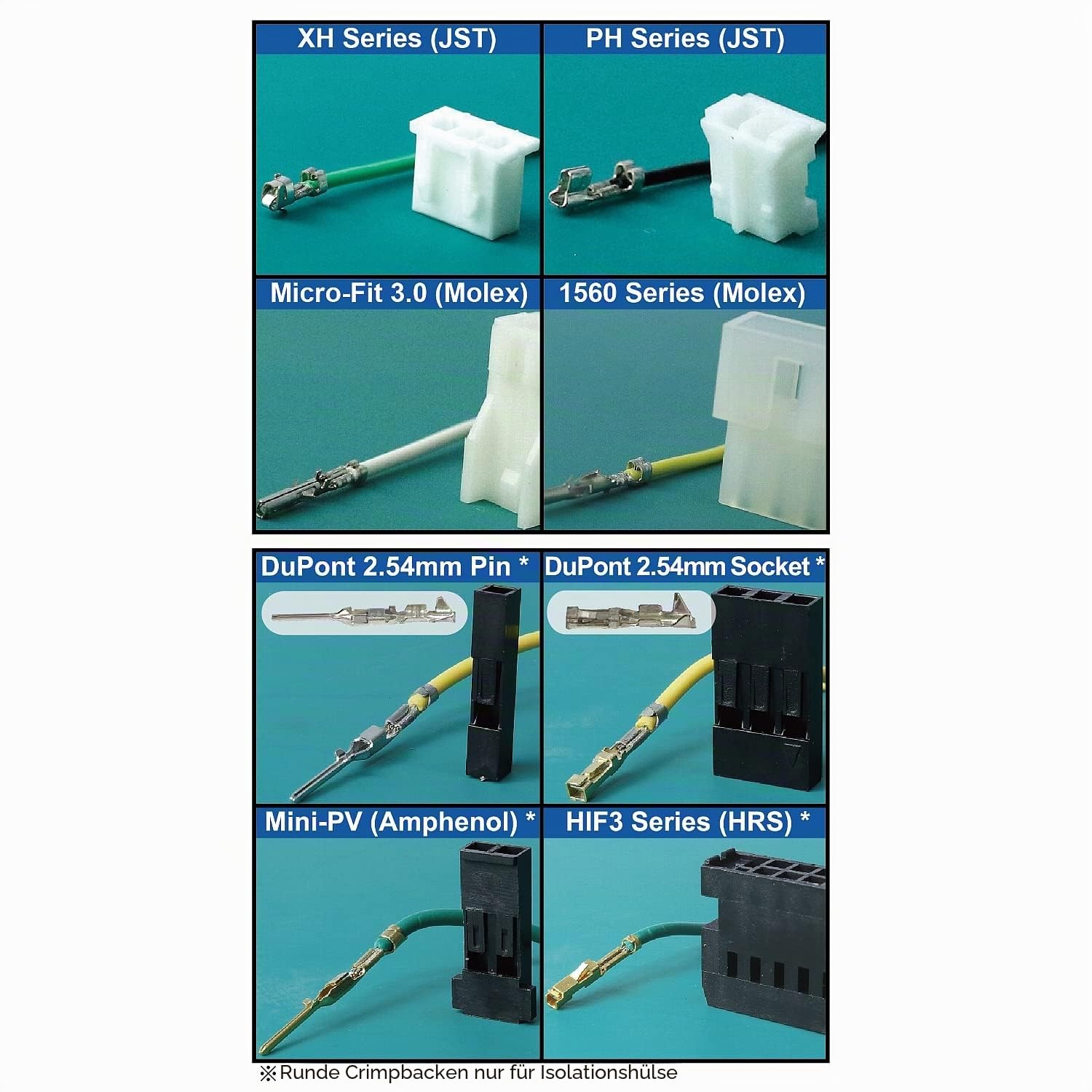ENGINEER PA-24 Micro Connector Crimpzange, Spezialcrimpzange von 2,5 mm Pitch Pins wie JST XH PH EH Molex Micro-Fit 3.0, etc. Perfektes Crimpen von Dupont Servosteckern Integrierter Schraubenschneider
